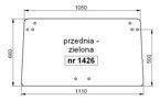 szyba CASE CS 68 75 - przednia (1426)