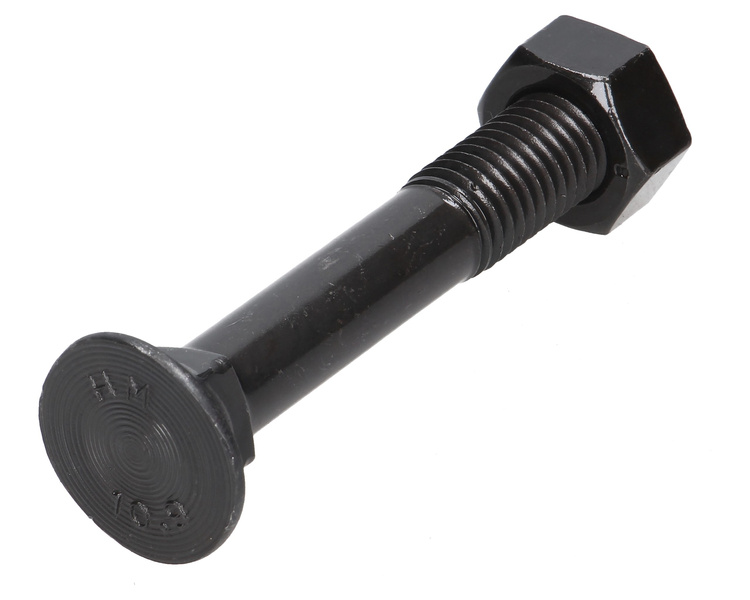 śruba płużna noskowa z nakrętką M10x30 10.9