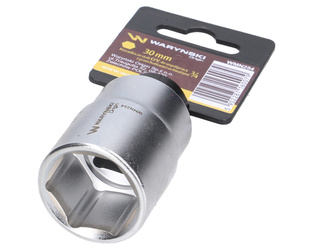 Nasadka sześciokątna 3/4". 30 mm. DIN 3124. Waryński