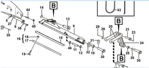 nakrętka regulacji ślizgu ramienia VOLVO 979021