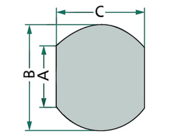 Kula łącznika górnego 32x78x63 mm TUZ kat. 3-4 20099153