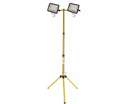 Naświetlacz LED na statywie podwójny 2x100W 230V