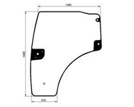 szyba do ciągnika Deutz-Fahr - drzwi lewe 0.016.3686.0 (3621)