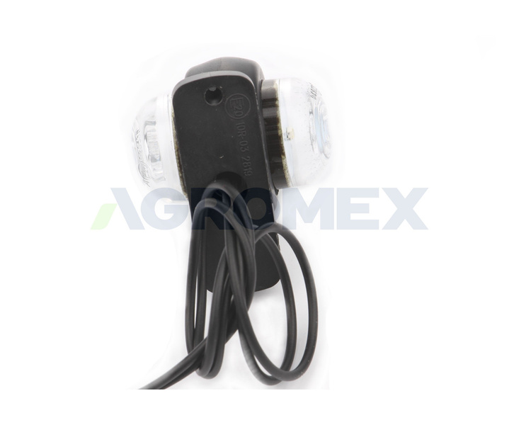 Lampa obrysowa LED przednio-tylna biało - czerwona, uniwersalna