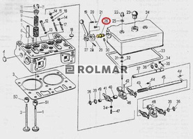 Sprzęgło wałka dekompresatora Ursus C-330 50000580