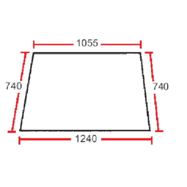 szyba Massey Ferguson - przednia 1897898M1 (3588)