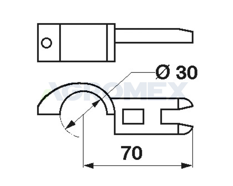 Panewka motowideł komplet John Deere Z27380