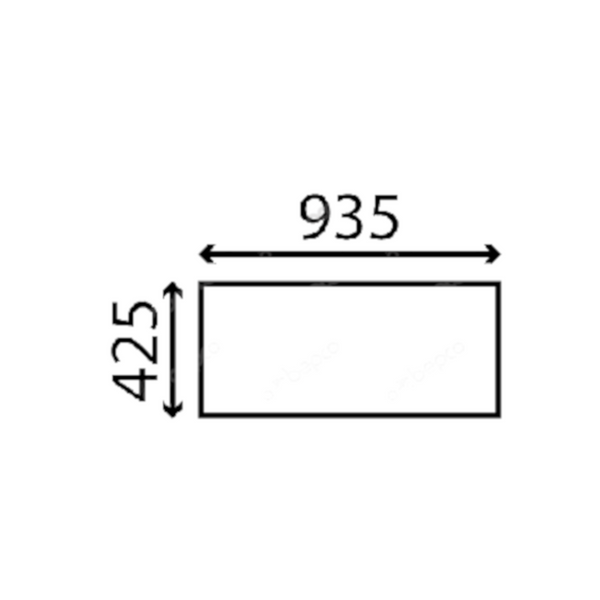 szyba JCB - tylna dolna 827/20231