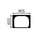 szyba Case - tylna KHN25250 (4944)