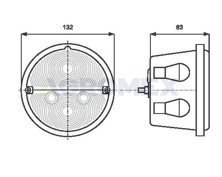 Lampa zespolona tylna lewa 12V-24V Ursus C-330