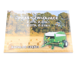 Katalog części prasa Z-276 Z276/1 Z-279 Z-279/1