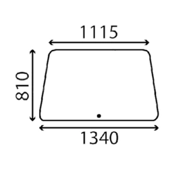 szyba Deutz-Fahr - przednia 04520374