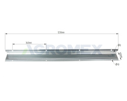 Blacha odrzutnika słomy kombajn Claas 617227 1230mm