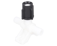 Króciec przelotowy kompletny stary typ na nakładkę