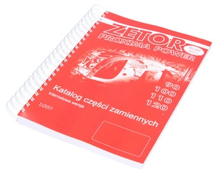 katalog części zamiennych Zetor Proxima Power 90, 100, 110, 120