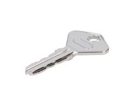 kluczyk stalowy do zamka drzwi ciągnika, koparki