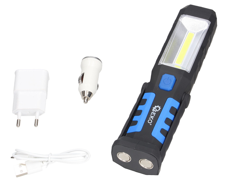 Lampa warsztatowa 230/12V 3W-240 AKU Li-on Geko