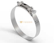 Opaska zaciskowa GBS 64-67 (obejma W2 - stal nierdzewna) szerokość 22mm TEGER