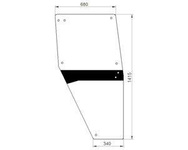 szyba do ciągnika Deutz-Fahr - drzwi prawe bezbarwne 04347341 (1321)