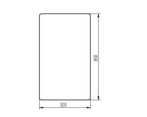 szyba ładowarka Merlo Panoramic - drzwi 024030 (4414)