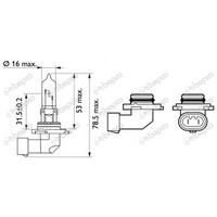 żarówka AA.9005, 12V, 65W, HB3 John Deere RE179326