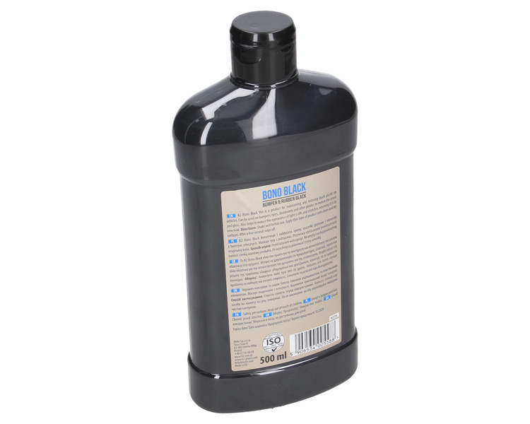 CZERNIDŁO DO GUMY I PLASTIKU K2 BONO BLACK 500ML