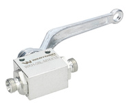 Zawór kulowy hydrauliczny 2-drogowy 2/2 M14x1.5 08L 500 bar Waryński