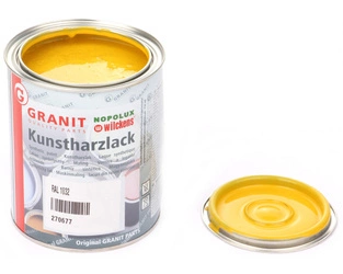 lakier, farba do maszyn RAL 1032 ciemna cytryna 1l Wilckens Granit