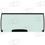 szyba walec Hamm - tylna górna