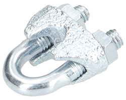 Zacisk kabłąkowy do liny 6mm atestowany