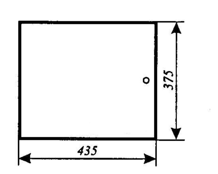 szyba do ciągnika Fendt - tylna dolna F281507220011 (820)