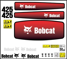 naklejka, logo na maskę Bobcat 425