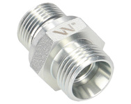 łącznik hydrauliczny prosty gwint BB18x1,5/3/8"