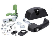 zamek z klamką kpl do drzwi lewych John Deere 6000, 7000 AL115310