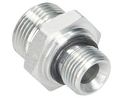 Złącze hydrauliczne proste BB (przyłączka) M22x1.5 (15L) x 3/8" BSP z uszczelnieniem XGE15LR-3/8"ED (G3/8X22) Waryński 