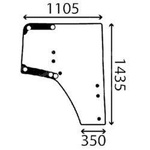 szyba do ciągnika John Deere - drzwi prawe L174377 (3794)