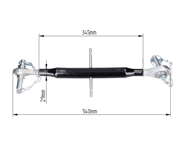 Łącznik centralny cięgło Ursus C-330 ze sworzniami 42370451