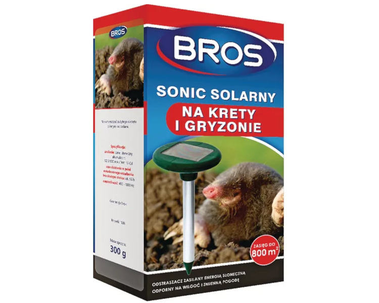 Odstraszacz kretów Sonic solarny Bros