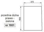 szyba Claas/Renault Arion - przednia dolna prawa (1931)