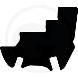 mata podłogowa, wykładzina welur do ładowarki JCB 411-457 (od 2014)