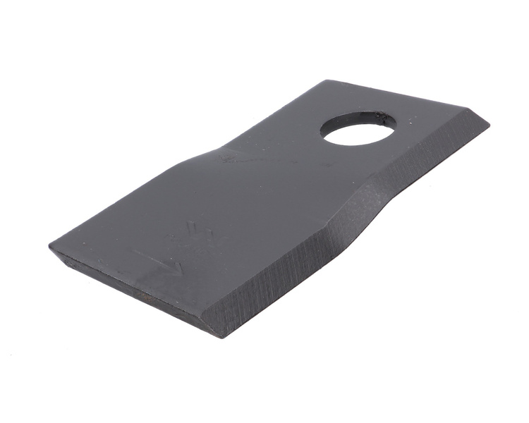 Nóż nożyk kosiarki lewy 107x48x4mm otwór 18.5 Vicon 90261559 WARYŃSKI