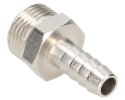 Końcówka pneumatyczna z gwintem zewnętrznym 3/8" z króćcem na przewód o średnicy 8MM.