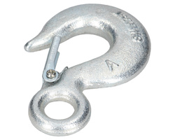 Hak oczkowy z uchem 16mm z zabezpieczeniem 750kg