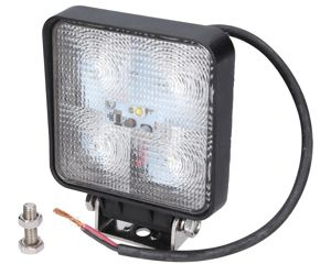 Lampa robocza kwadrat 5LED 12/24V 105x105x35