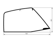szyba ładowarka teleskopowa Manitou - boczna prawa 749093