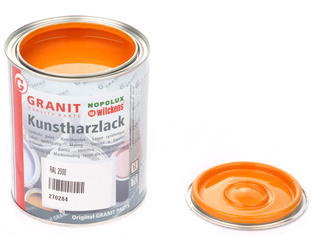 lakier, farba Lely pomarańczowy 1l Wilckens Granit