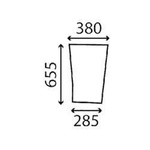 szyba Landini, Massey Ferguson - przednia dolna 1427045M2