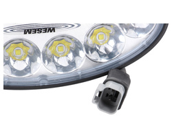 lampa robocza LED reflektor WESEM 40W 4000lm 176x87x86mm światło skupione złącze Deutsch DT z przewodem CRV1N.53602