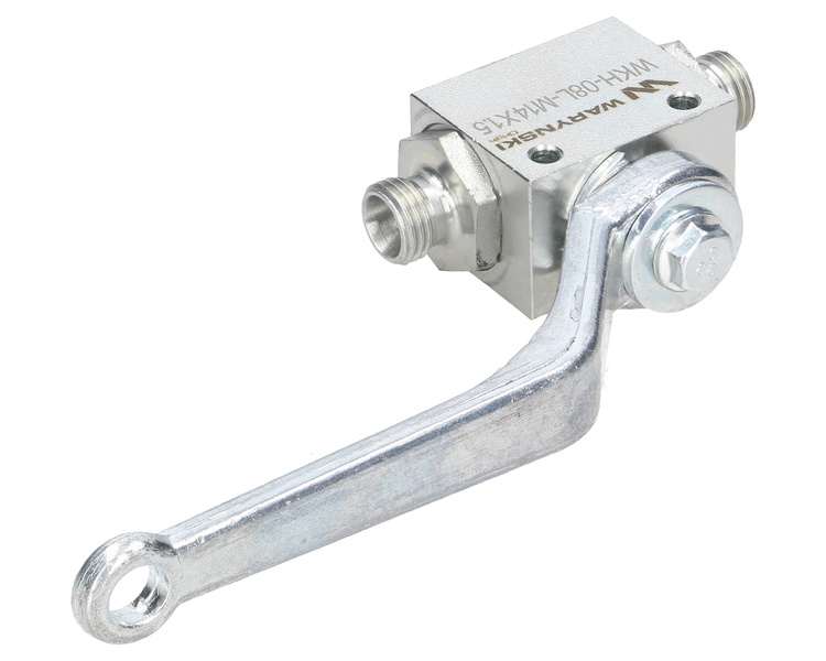 Zawór kulowy hydrauliczny 2-drogowy 2/2 M14x1.5 08L 500 bar Waryński