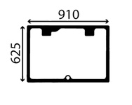 szyba ładowarka teleskopowa Claas Targo - tylna 03178340 (2403)